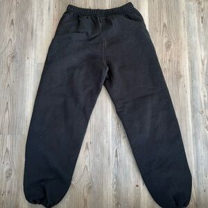 Jerzees black sweatpants premium fit size junior xl (16-18)